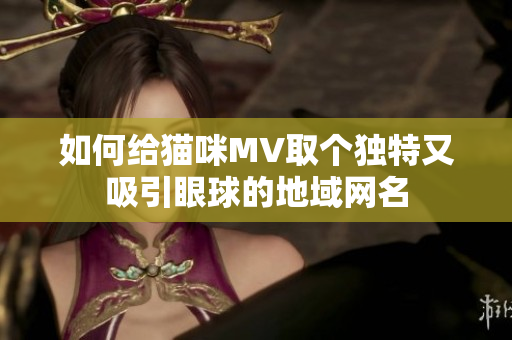 如何给猫咪MV取个独特又吸引眼球的地域网名