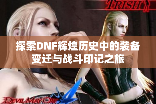 探索DNF辉煌历史中的装备变迁与战斗印记之旅