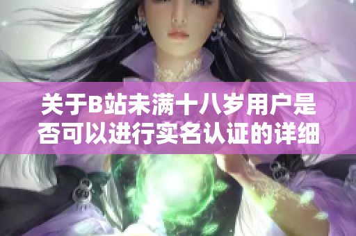 关于B站未满十八岁用户是否可以进行实名认证的详细探讨
