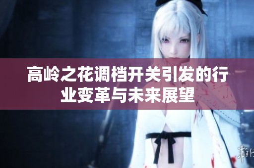 高岭之花调档开关引发的行业变革与未来展望