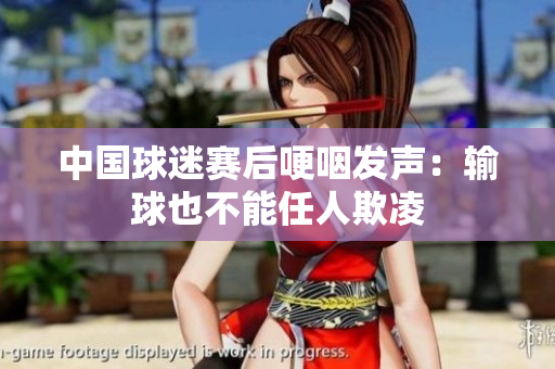 中国球迷赛后哽咽发声：输球也不能任人欺凌
