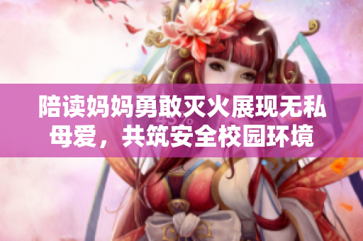 陪读妈妈勇敢灭火展现无私母爱，共筑安全校园环境