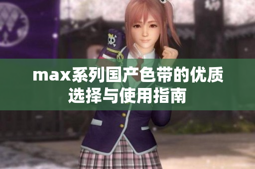 max系列国产色带的优质选择与使用指南