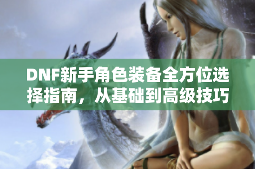 DNF新手角色装备全方位选择指南，从基础到高级技巧解析