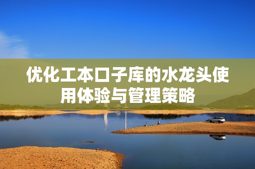 优化工本口子库的水龙头使用体验与管理策略