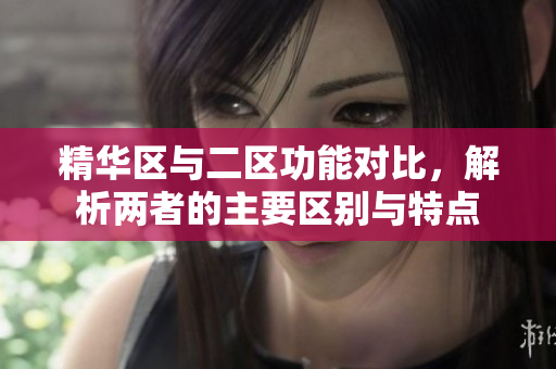 精华区与二区功能对比，解析两者的主要区别与特点