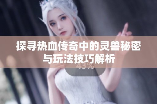 探寻热血传奇中的灵兽秘密与玩法技巧解析