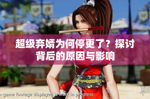 超级弃婿为何停更了？探讨背后的原因与影响