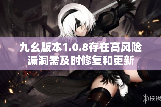九幺版本1.0.8存在高风险漏洞需及时修复和更新