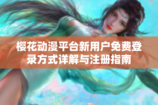 樱花动漫平台新用户免费登录方式详解与注册指南