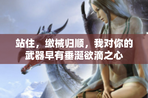 站住，缴械归顺，我对你的武器早有垂涎欲滴之心