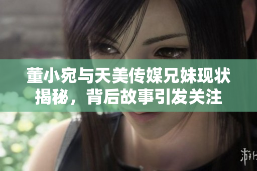 董小宛与天美传媒兄妹现状揭秘，背后故事引发关注