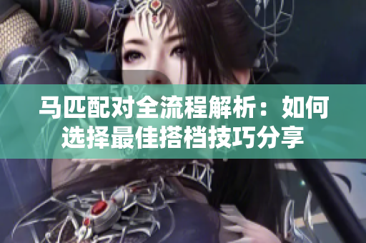 马匹配对全流程解析：如何选择最佳搭档技巧分享