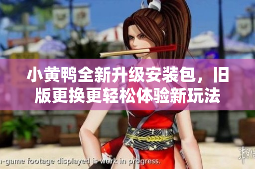小黄鸭全新升级安装包，旧版更换更轻松体验新玩法