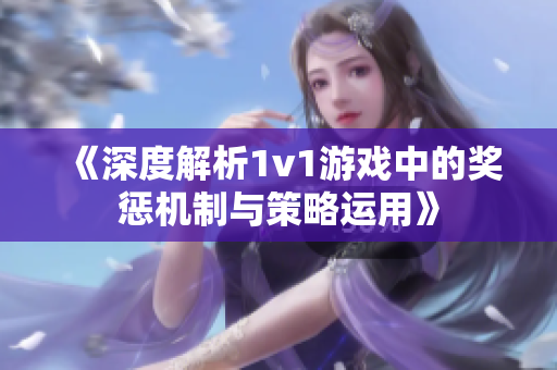 《深度解析1v1游戏中的奖惩机制与策略运用》