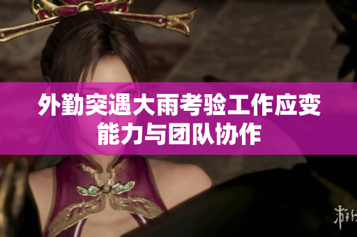 外勤突遇大雨考验工作应变能力与团队协作