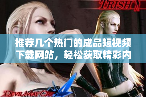 推荐几个热门的成品短视频下载网站，轻松获取精彩内容