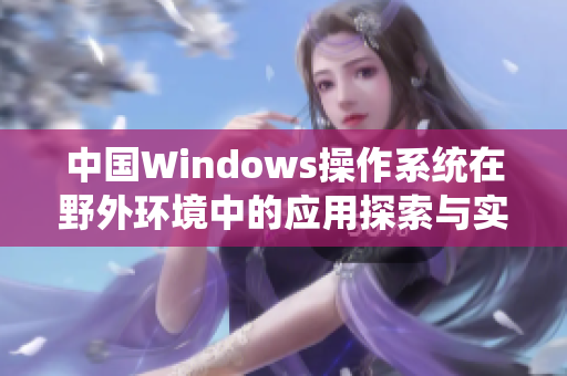 中国Windows操作系统在野外环境中的应用探索与实证研究