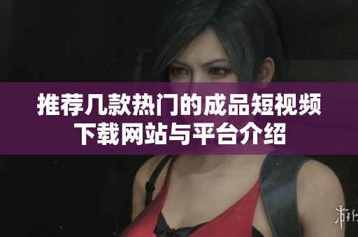 推荐几款热门的成品短视频下载网站与平台介绍