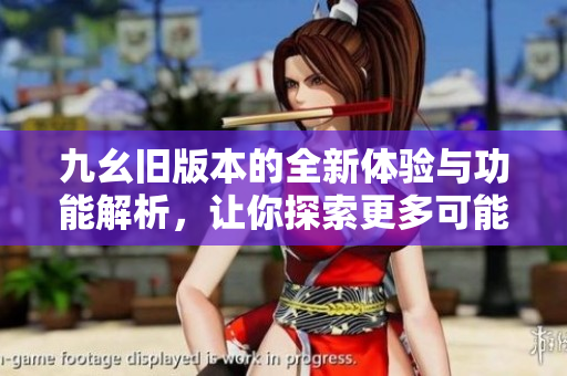 九幺旧版本的全新体验与功能解析，让你探索更多可能性