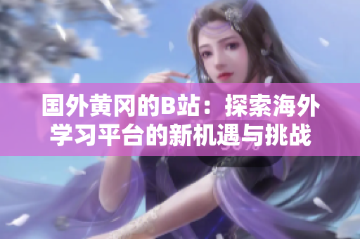 国外黄冈的B站：探索海外学习平台的新机遇与挑战