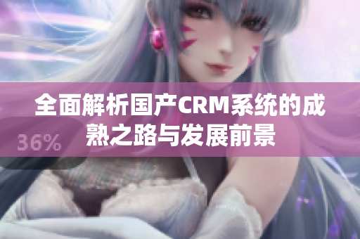 全面解析国产CRM系统的成熟之路与发展前景