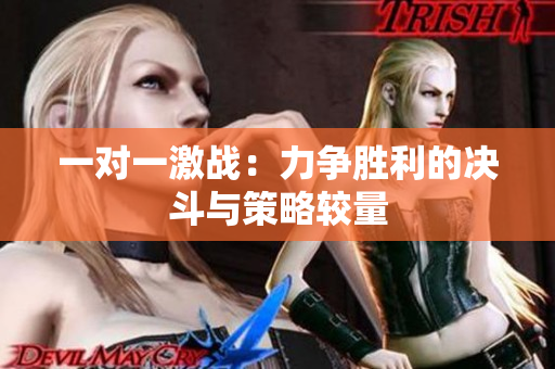 一对一激战：力争胜利的决斗与策略较量