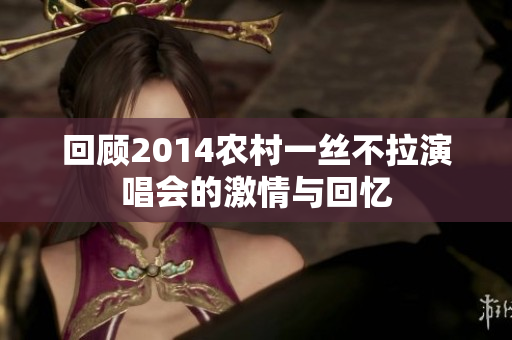 回顾2014农村一丝不拉演唱会的激情与回忆