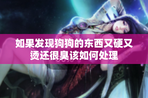 如果发现狗狗的东西又硬又烫还很臭该如何处理
