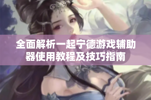 全面解析一起宁德游戏辅助器使用教程及技巧指南