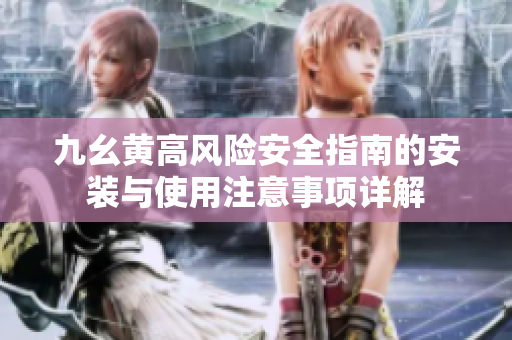 九幺黄高风险安全指南的安装与使用注意事项详解
