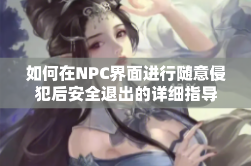 如何在NPC界面进行随意侵犯后安全退出的详细指导