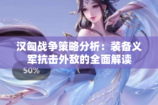 汉匈战争策略分析：装备义军抗击外敌的全面解读