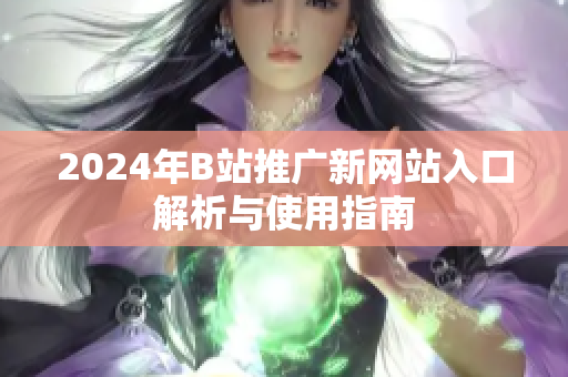 2024年B站推广新网站入口解析与使用指南