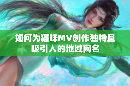 如何为猫咪MV创作独特且吸引人的地域网名