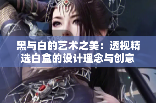 黑与白的艺术之美：透视精选白盒的设计理念与创意