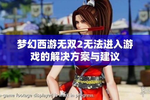 梦幻西游无双2无法进入游戏的解决方案与建议