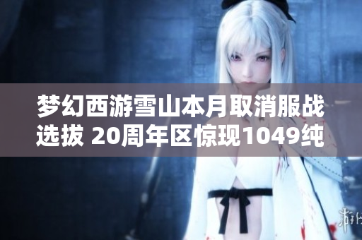 梦幻西游雪山本月取消服战选拔 20周年区惊现1049纯伤扇子