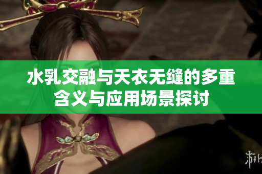 水乳交融与天衣无缝的多重含义与应用场景探讨