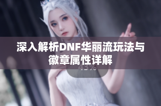 深入解析DNF华丽流玩法与徽章属性详解