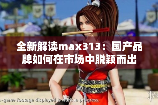 全新解读max313：国产品牌如何在市场中脱颖而出