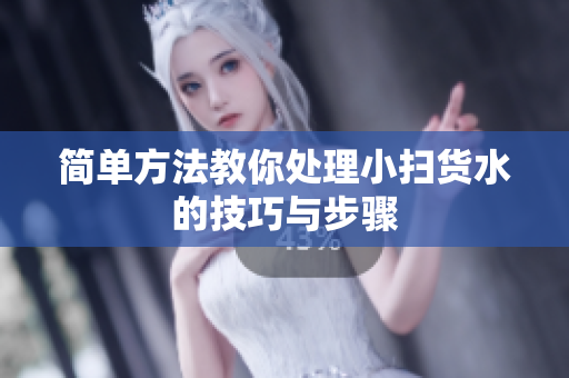 简单方法教你处理小扫货水的技巧与步骤