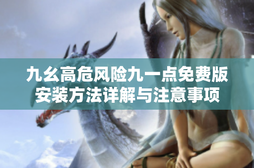 九幺高危风险九一点免费版安装方法详解与注意事项