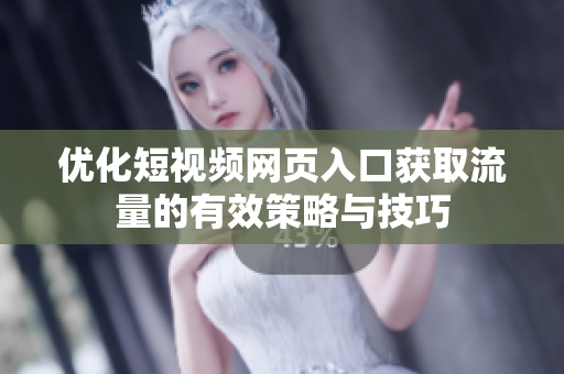 优化短视频网页入口获取流量的有效策略与技巧