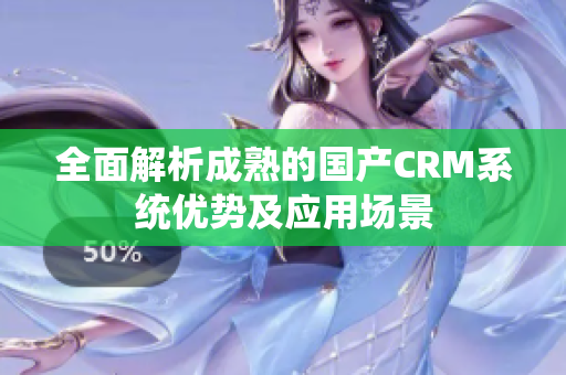 全面解析成熟的国产CRM系统优势及应用场景
