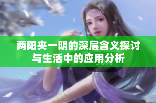 两阳夹一阴的深层含义探讨与生活中的应用分析