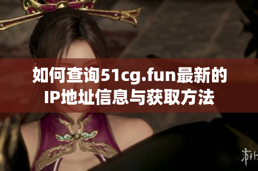 如何查询51cg.fun最新的IP地址信息与获取方法