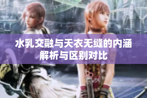 水乳交融与天衣无缝的内涵解析与区别对比