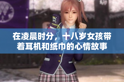在凌晨时分，十八岁女孩带着耳机和纸巾的心情故事