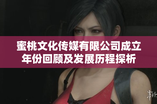 蜜桃文化传媒有限公司成立年份回顾及发展历程探析